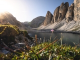Blick auf den <b>Lago di Antermoia</b>   (Foto gespeichert zu <a href=/huetten/antermoia-huette-rifugio-antermoia-4349/>Antermoia Hütte</a>),#Foto: Eigentümer