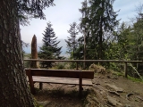 Aussichtsbankerl (Foto gespeichert zu Ausgangspunkt Aussichtspunkt Bad Heilbrunn),#