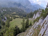 Abstieg vom Hennenkopf (Foto gespeichert zu <a href=/wanderweg/hennenkopf-probstalm-15241/>Weg</a>),#
