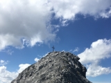 Die letzten Meter zum <b>Sonnjoch-Gipfel</b> über den Ostgrat (Foto gespeichert zu <a href=/wanderweg/baehrenlahnersattel-sonnjoch-3945/>Weg</a>),#