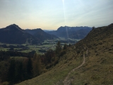 Abstieg von der <b>Taubenseehütte</b> (Foto gespeichert zu <a href=/wanderweg/taubenseehuette-parkplatz-schafflerhof-1176/>Weg</a>),#