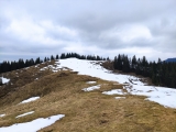 Blick vom Gipfelkreuz am Vorgipfel zum <b>Wandberg </b> ,#