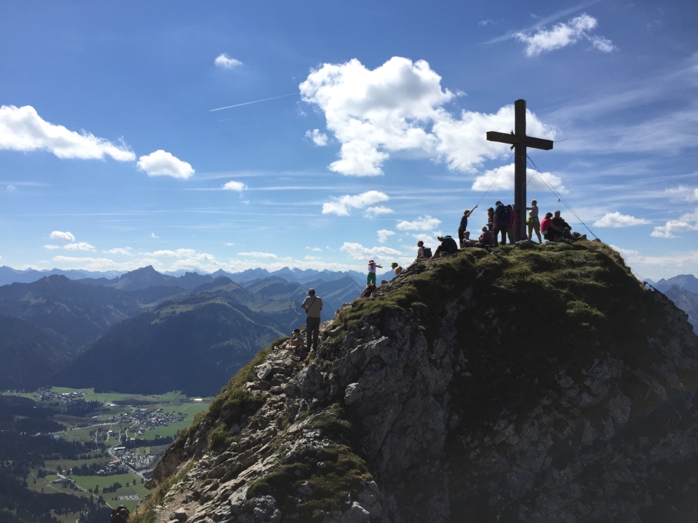 Aggenstein -> Hochalphütte: Gipfel