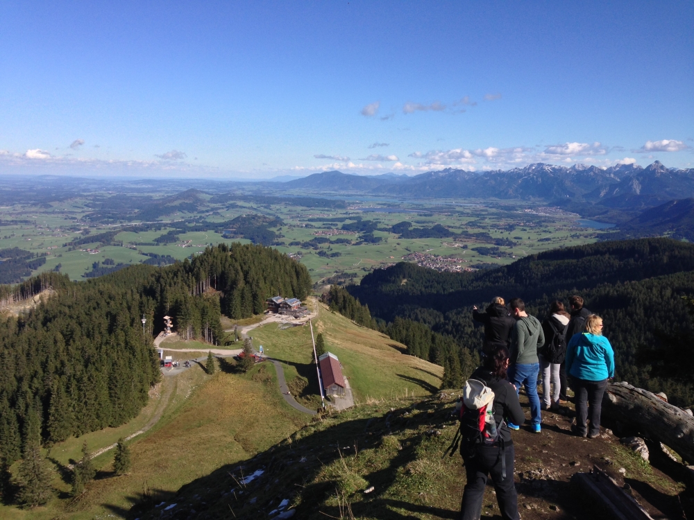 Panoramahütte Alpspitz -> Alpspitz: Am Gipfel