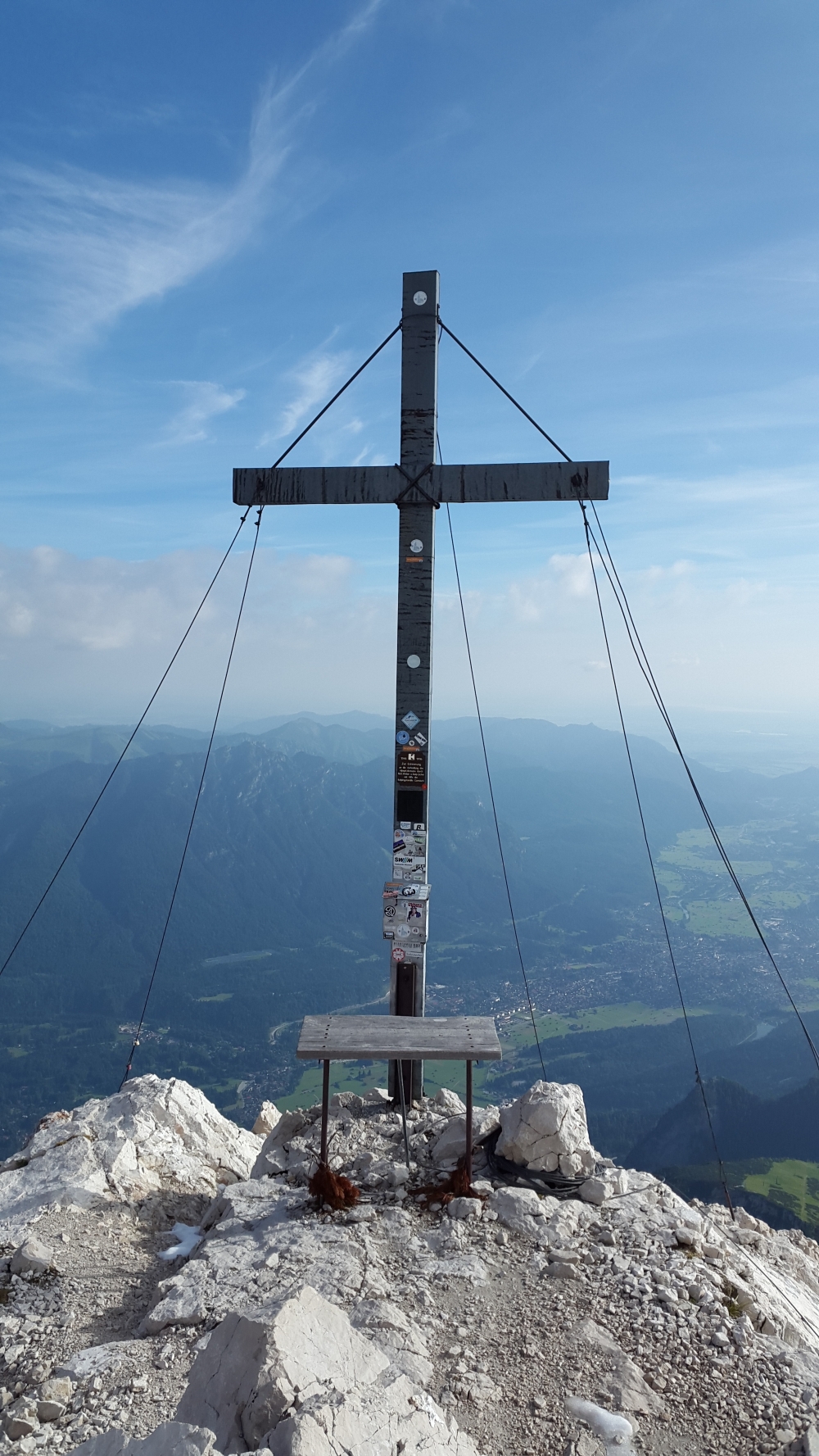 Alpspitze: Am Gipfel
