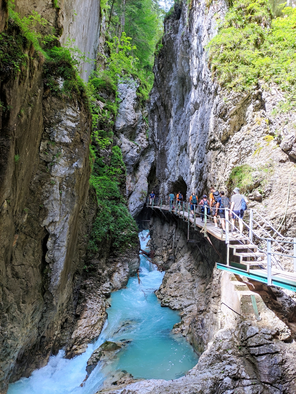 Wasserfall Leutascher Ache -> Geisterklammweg Mittenwald: Wasserfallweg