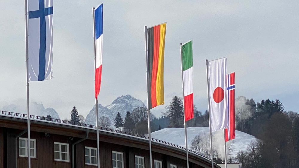 Skistadion Garmisch -> Berggasthof Eckbauer: Skisprung-Stadion I