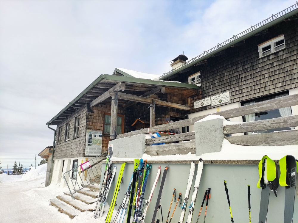 Berggasthof Wank-Haus: Skitouren-Rast