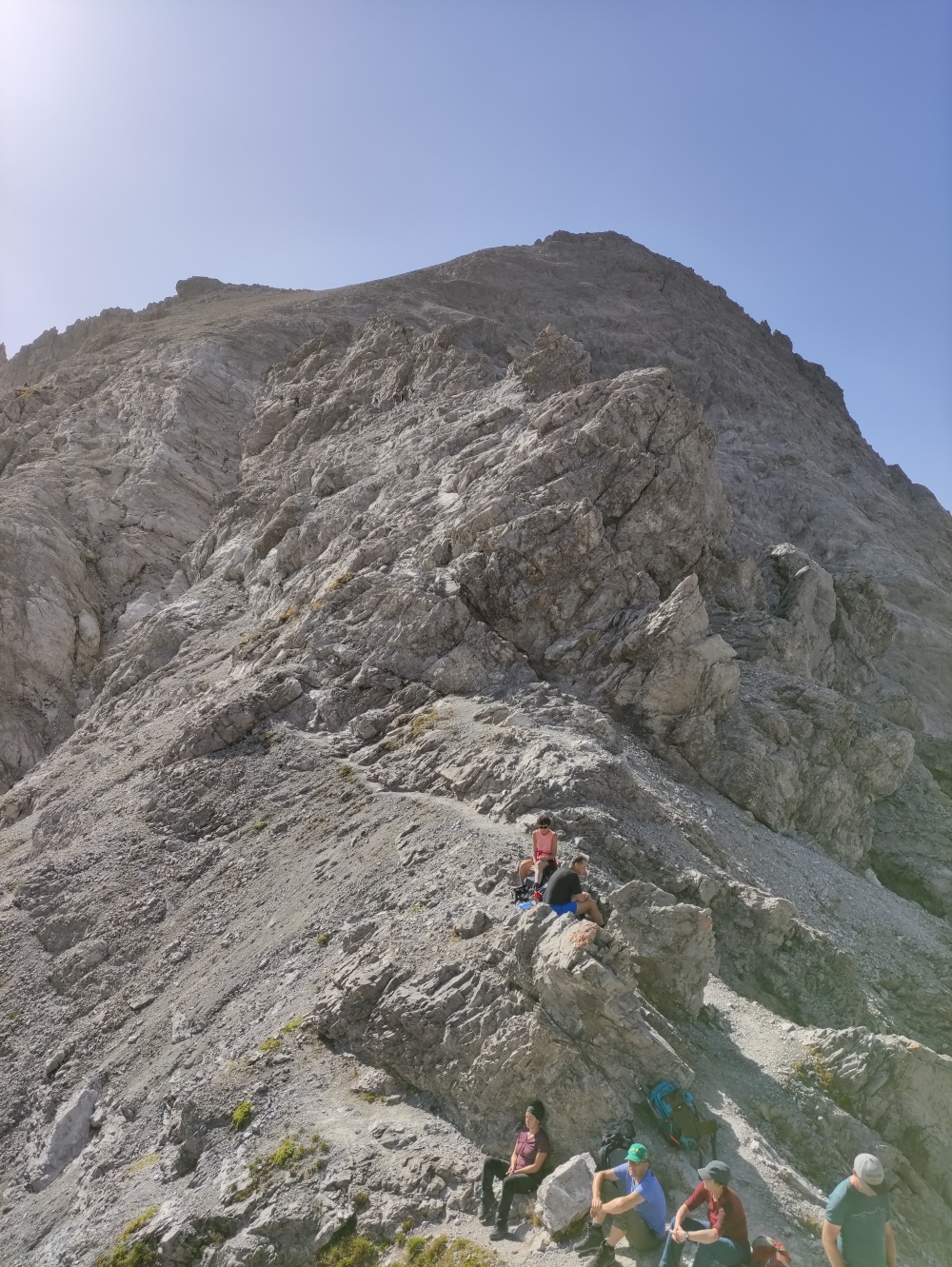 Socktalscharte: Abstieg vom Steinschartenkopf in die Socktalscharte