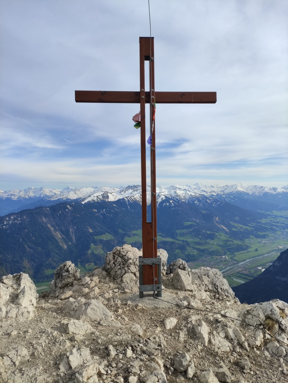 Ebner Joch: Gipfelkreuz