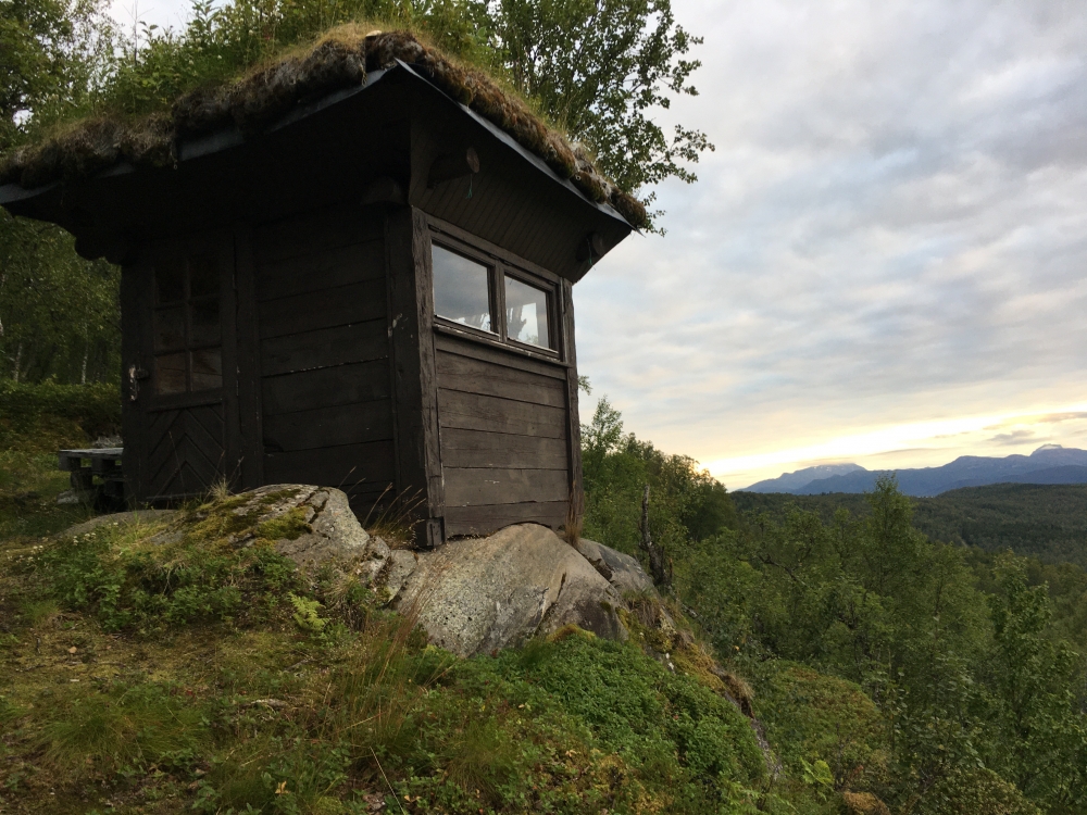 Gamleveten Hütte: Die Hütte am Gamleveten
