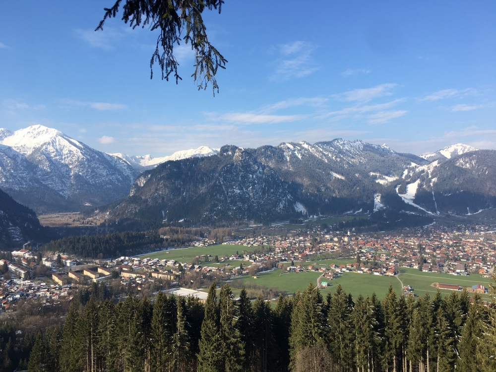 Laber-Bergbahn Talstation -> Großer Aufacker: Ausblick auf halben Weg zum Großer Aufacker