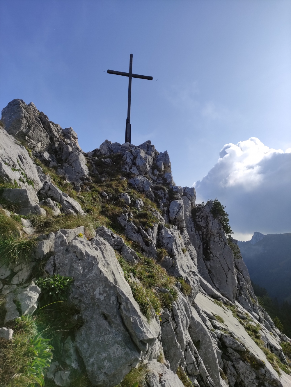 Hennenkopf: Gipfelkreuz