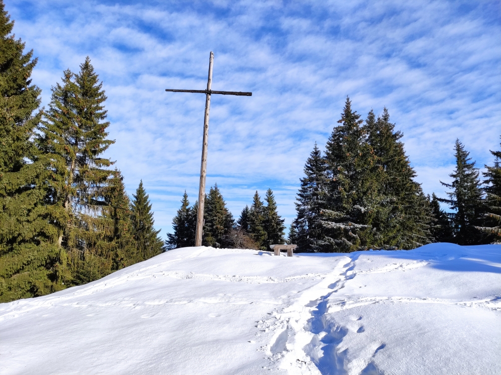 Hochschergen: Gipfelkreuz
