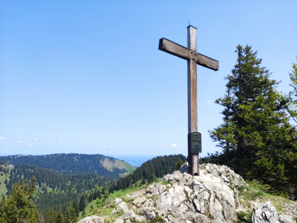 Predigtstuhl: Gipfelkreuz