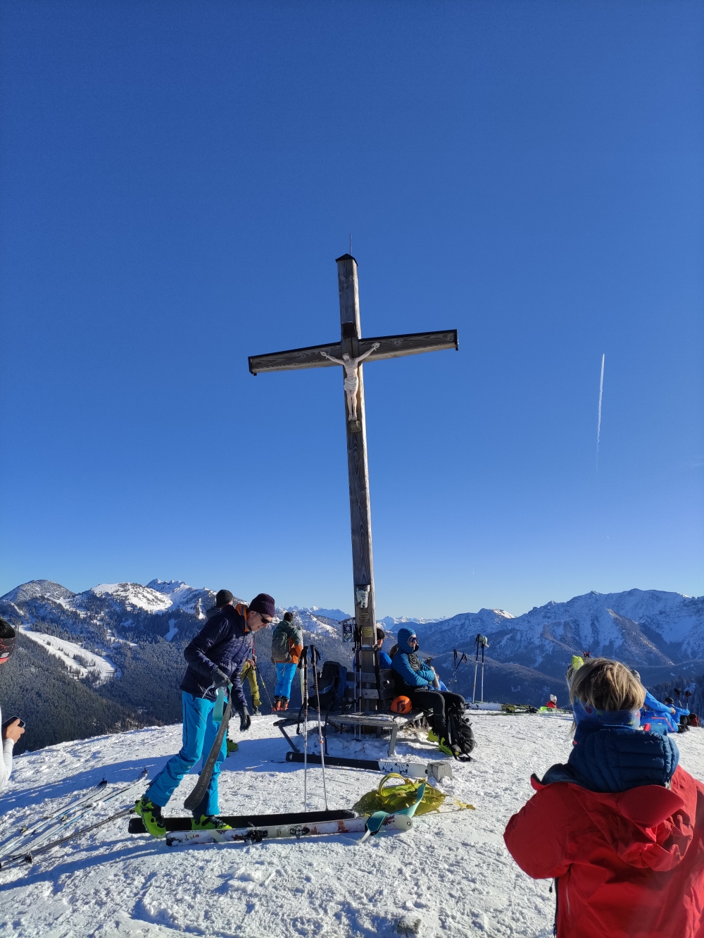 Roßkopf -> Untere Suttenalm: Gipfelkreuz