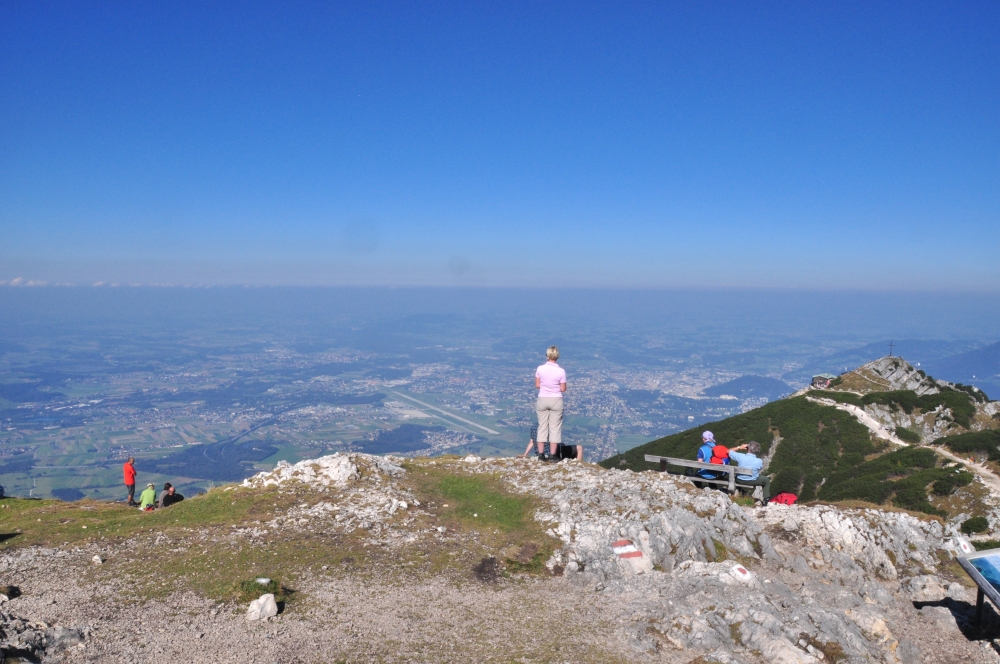 Salzburger Hochthron -> Großer Heubergkopf: Am Gipfel