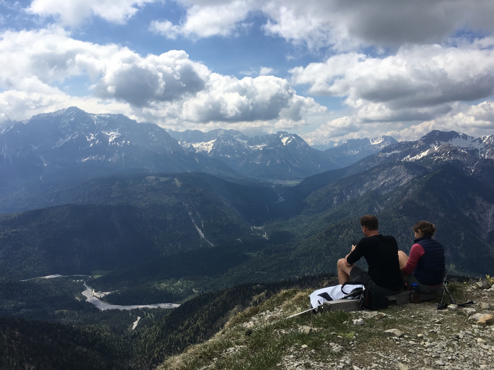 Blick auf Garmisch (Schellschlicht)