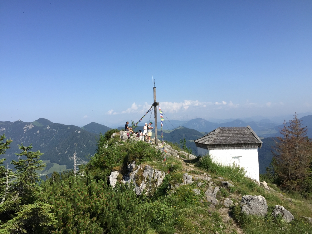 Spitzstein: Am Gipfel
