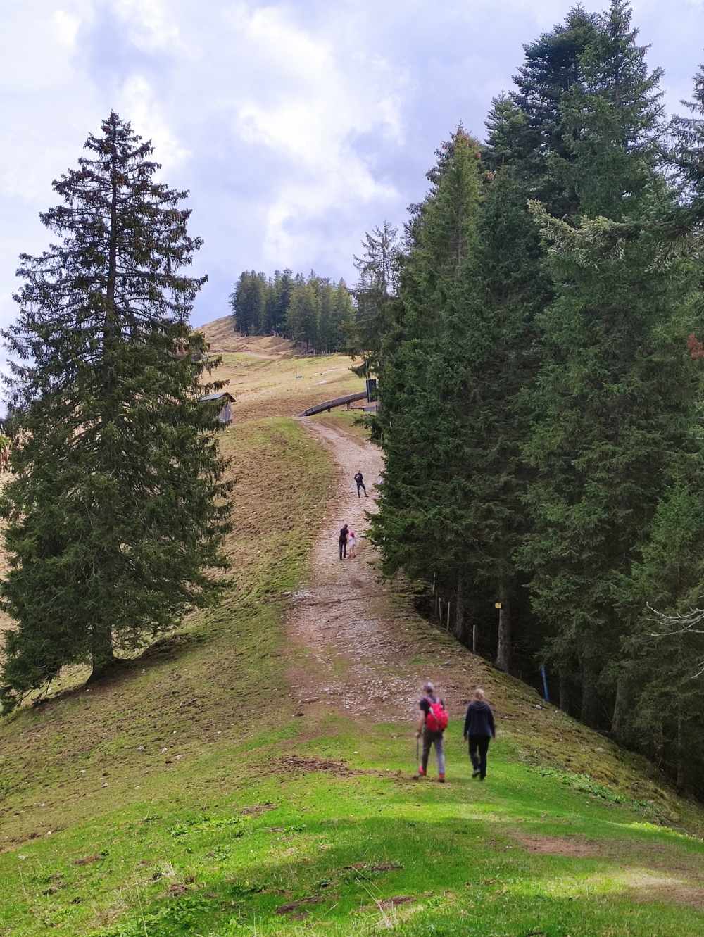 Stümpfling -> Suttenstein: Mehr Skipiste als Wanderweg
