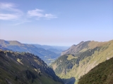 Abstieg durch das Tal des Bacherlochbachs