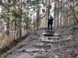 Ein steiler, alter Pfad "Hubert-Stürzl-Steig"