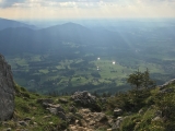 Die ersten Meter des Abstieges,#