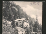 <a href=/huetten/bruennsteinhaus-4743/>Brünnsteinhaus</a> (Foto gespeichert zu Ausgangspunkt Brünnsteinhaus),#Historische Ansichtskarte zum <a href=/historisch/>Verkauf</a>