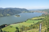 Blick von der Ruine Hochwaldeck auf den Schliersee,#