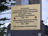 Schild am Gipfelkreuz,#Foto: WalterM