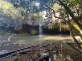 Wasserfall mit Bademöglichkeit (Foto gespeichert zu Ausgangspunkt Caveman Falls),#