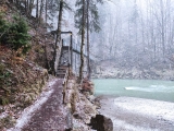 Hängebrücke Entenlochklamm (Foto gespeichert zu Ausgangspunkt Entenlochklammhängebrücke),#