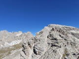 Scharte und Aufstieg zur Nives Scharte (Foto gespeichert zu Ausgangspunkt Furcela de Forces de Sieles),#