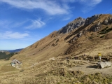 Blick zur Gappenfeldalpe unter der Sulzspitze