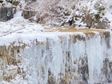 Wasserfall in Eis,#Foto: JuttaS