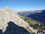 Abklettern von der kleinen Cirspitze ,#