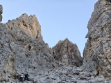 Aufstieg im Kar der großen Cirspitze ,#