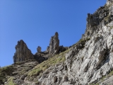 Kurze, seilgesicherte Passagen,#