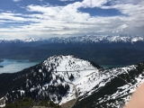 Blick zum Berggasthaus <a href=/gipfel/herzogstand-551/>Herzogstand</a> vom Gipfelpavillon (Foto gespeichert zu Ziel Herzogstand),#