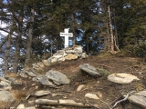 Seit Dezember 2020 steht ein neues, kleines Gipfelkreuz am Hirschnagel-Gipfel,#