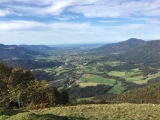Blick durchs Isartal über Lenggries nach Bad Tölz,#