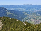 Blick auf Bad Hindelang und Sonthofen  (Foto gespeichert zu Ausgangspunkt Iseler),#
