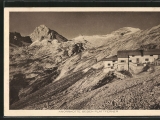 <a href=/huetten/knorrhuette-963/>Knorrhütte</a> gegen Plattferner (Foto gespeichert zu Ausgangspunkt Knorrhütte),#Historische Ansichtskarte zum <a href=/historisch/>Verkauf</a>