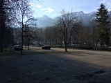 Parkplatz an der Laber-Bergbahn (Foto gespeichert zu Ausgangspunkt Laber-Bergbahn Talstation),#