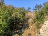 Steinrampen unterhalb des Sattels,#