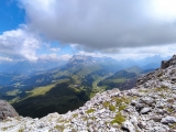 Blick auf Seiseralm, <a href=/gipfel/plattkofel-sasplat---sasso-piatto-2340/>Plattkofel,</a> Sella und Marmolata ,#