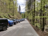 Wanderparkplatz (Foto gespeichert zu Ausgangspunkt Parkplatz Kranzhorn),#