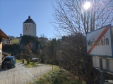 Schloss und Wallfahrtskirche Mariastein (Foto gespeichert zu Ziel Parkplatz Mariastein),#
