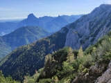 Der steile Zustieg zum Klettersteig,#