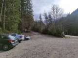 Wanderparkplatz (Foto gespeichert zu Ausgangspunkt Parkplatz Tölzer Hütte),#